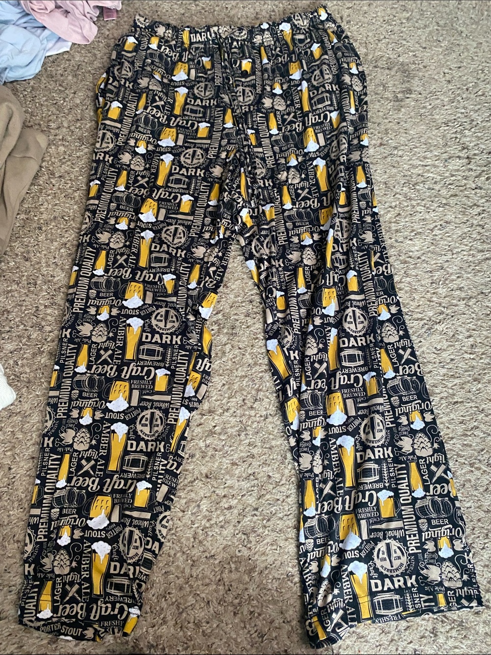Men's Beer theme loungepants